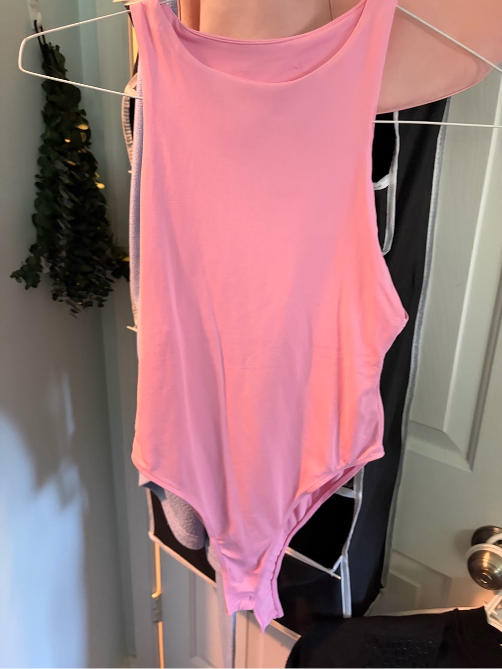 Zara Pink Sleeveless Bodysuit